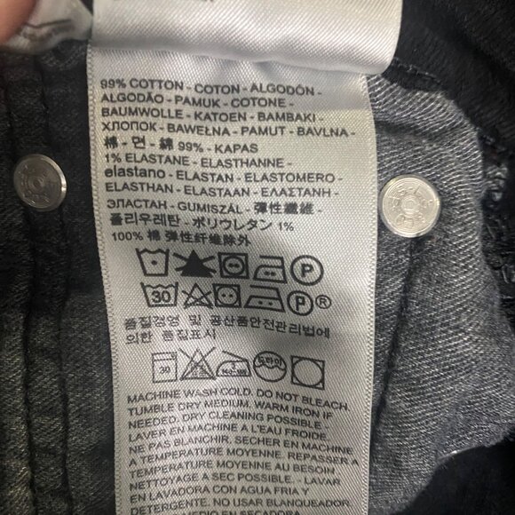 Levi Strauss Mens 29x32 511 Jeans Skateboarding Slim Fit Black Stretch Denim - Picture 11 of 16